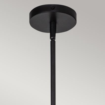 Alora Mood - Takpendel på stång DAPHNE 1xE27/60W/230V Ø 18,1 cm svart/brun