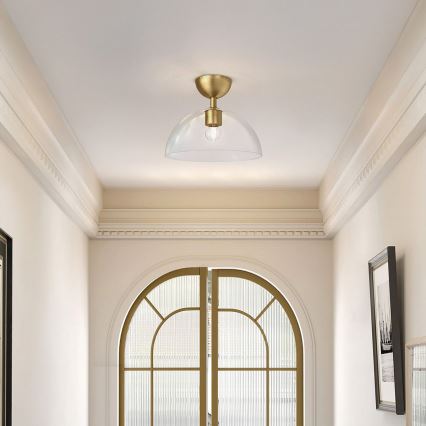 Alora Mood - Taklampa JUDE 1xE27/60W/230V diameter 30,5 cm mässing