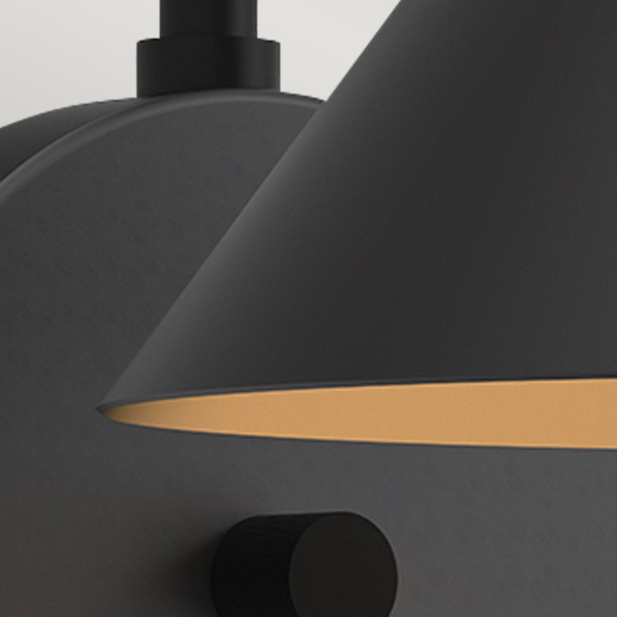 Alora Mood - Vägglampa REMYCK 1xE27/60W/230V svart