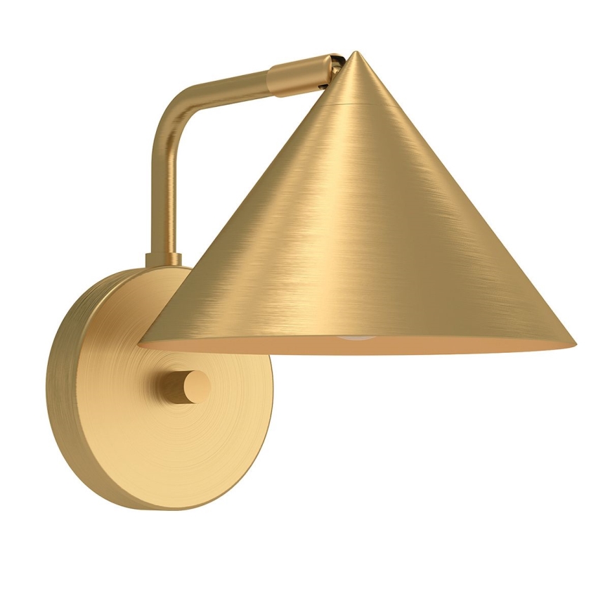 Alora Mood - Vägglampa REMYCK 1xE27/60W/230V guld