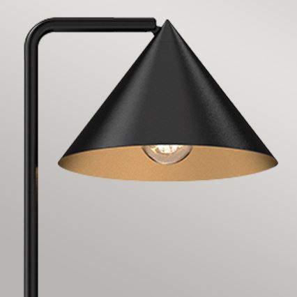 Alora Mood - Golvlampa REMYCK 1xE27/60W/230V svart