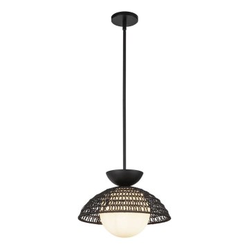 Alora Mood - Taklampa på stång PERTH 1xE27/60W/230V Ø 37,5 cm svart
