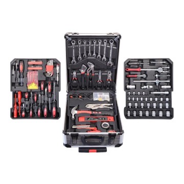 Aluminiumväska med verktyg 186st