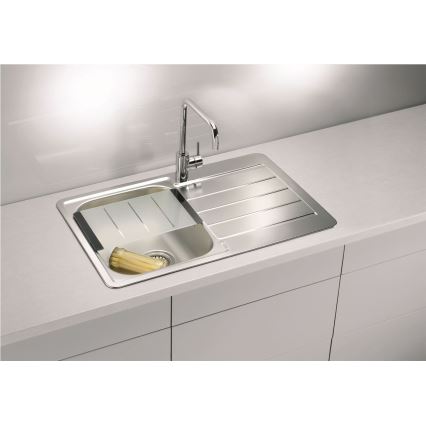 ALVEUS 1069147 - Diskho LINE 79x50 cm rostfritt stål/satin