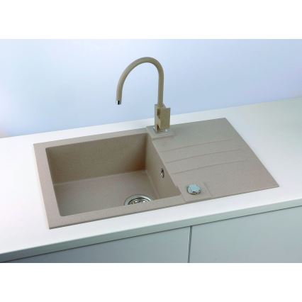 ALVEUS 1090946 - Diskho för kök ROCK 78x48 cm granit/beige