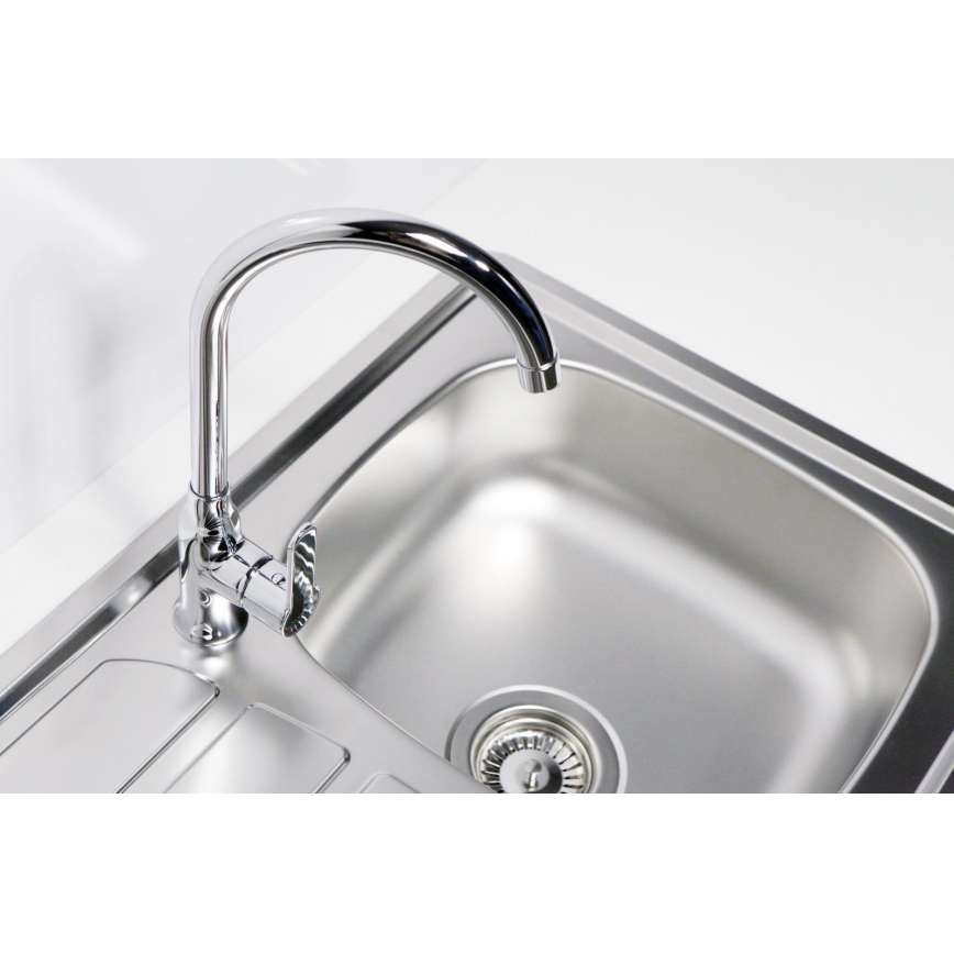 ALVEUS 1098938 - Diskho för kök ZOOM 79x50 cm satin, för toppmontage