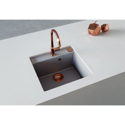 ALVEUS 1128395 - Diskho för kök FORMIC 52x51 cm granit/vit