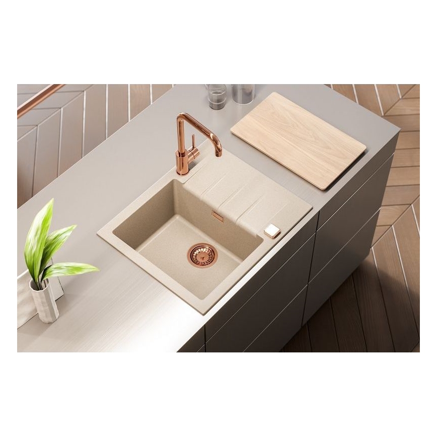 ALVEUS 1132017 - Diskho för kök CADIT 59x50 cm granit/vit