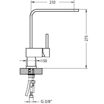 ALVEUS 1134826 - Diskbatteri LAGUNA 28,6 cm blank krom