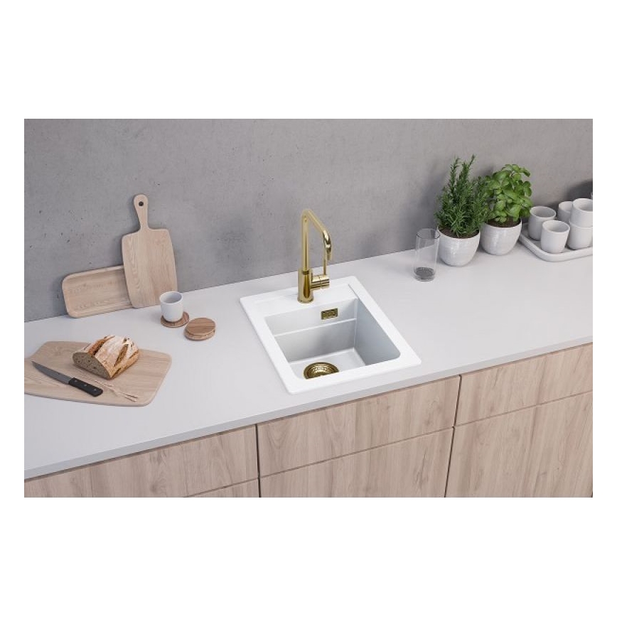 ALVEUS 1139079 - Diskho för kök ATROX 50x40 cm granit/vit