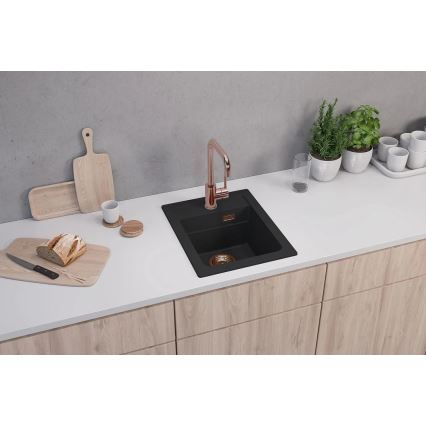 ALVEUS 1139771 - Diskho för kök ATROX 50x40 cm granit/svart