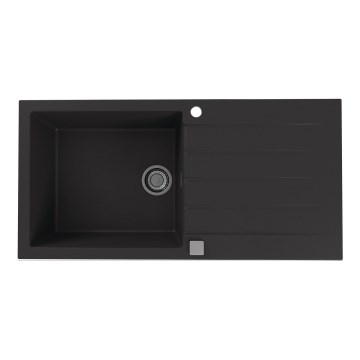 ALVEUS 1140598 - Diskho för kök CADIT 100x50 cm granit/svart