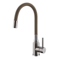 ALVEUS 1144428 - Vaskkran med flexibel arm MINTAS 34 cm skinande krom/beige