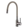 ALVEUS 1144429 - Diskbänksblandare med flexibel pip MINTAS 34 cm rostfritt stål/beige