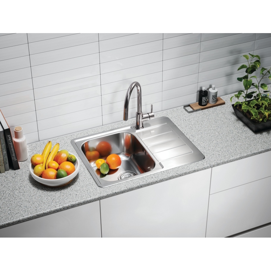 ALVEUS 1144603 - Diskho LINE 61,5x50 cm rostfritt stål/satin, utan excenter