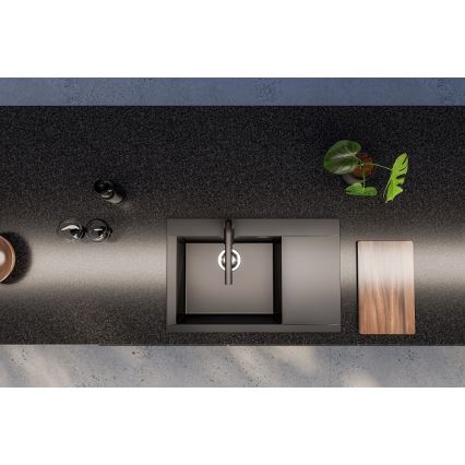 ALVEUS 1149304 - Köksdiskho PURE 79x51,5 cm granit/svart