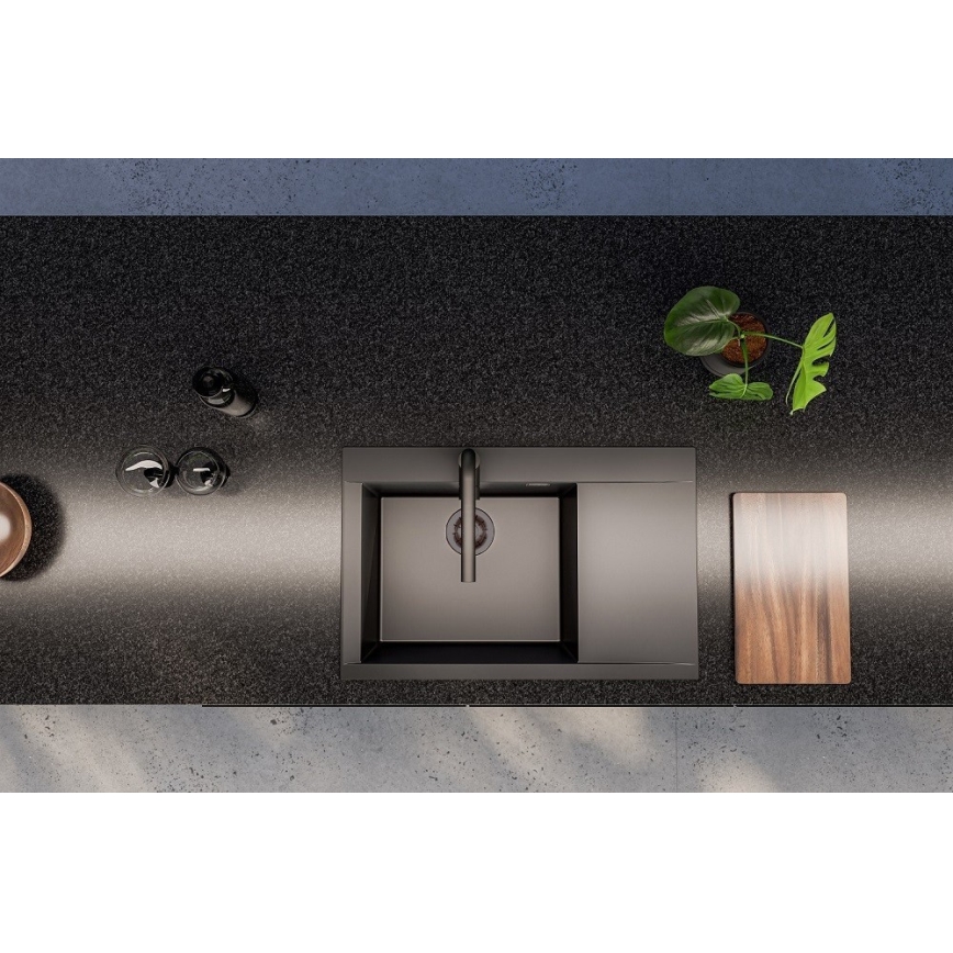 ALVEUS 1149305 - Köksdiskho PURE 79x51,5 cm granit/svart