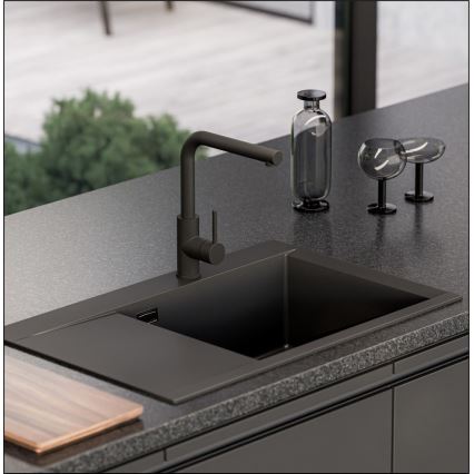 ALVEUS 1149502 - Diskho PURE 79x51,5 cm granit/antracit