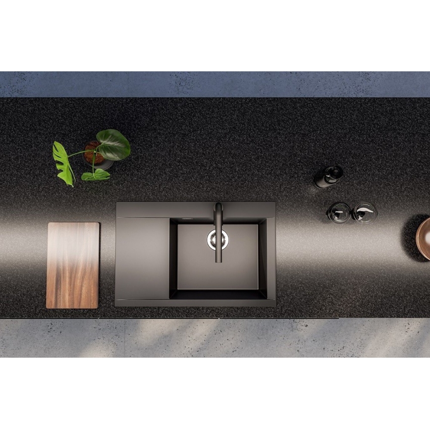 ALVEUS 1149503 - Köksdiskho PURE 79x51,5 cm granit/svart