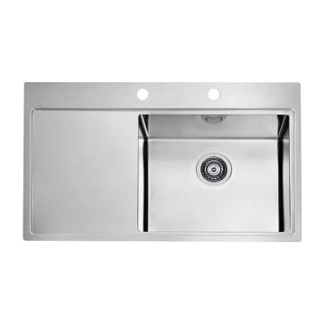 ALVEUS 1149518 - Diskho PURE 86 x 52,5 cm i rostfritt stål