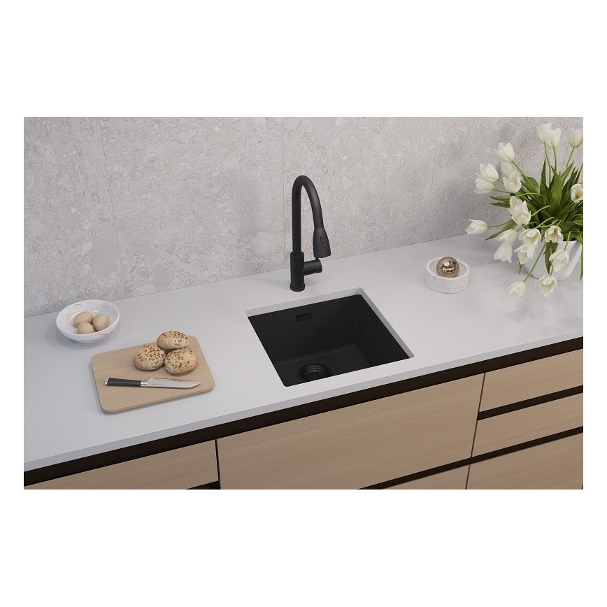 ALVEUS 1150048 - Diskho OMNI 45x45 cm granit/svart