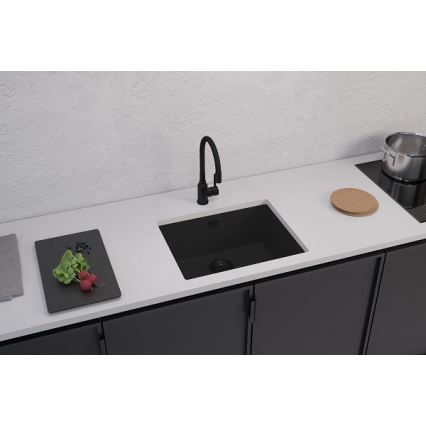ALVEUS 1150057 - Köksdiskho OMNI 55x45 cm granit/svart