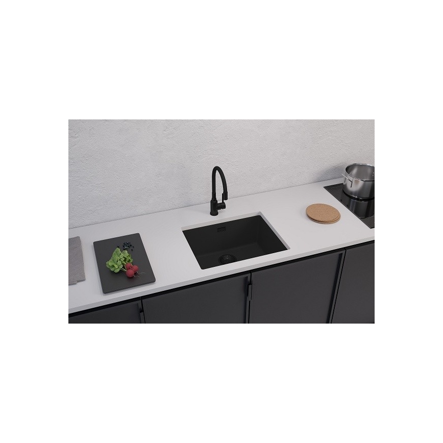ALVEUS 1150057 - Köksdiskho OMNI 55x45 cm granit/svart