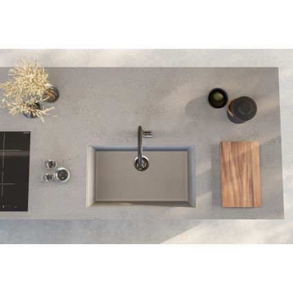 ALVEUS 1150058 - Köksvask OMNI 75x45 cm granit/vit