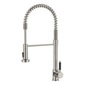 ALVEUS 1150886 - Köksblandare med flexibelt munstycke och duschfunktion URBAN 47,1 cm satin