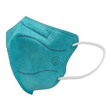 Andningsmask barn storlekt FFP2 Kids NR CE 0370 turkos 1st