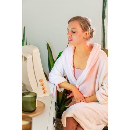 Ansiktsolarium för hemmabruk med 8 färgade UV-rör Cosmedico 130W/230V