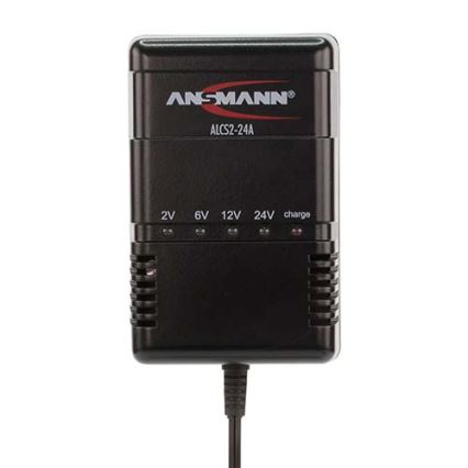 Ansmann 03723 ALCS 2-24A - Bly Batteriladdare 2-24V/2,4-24Ah