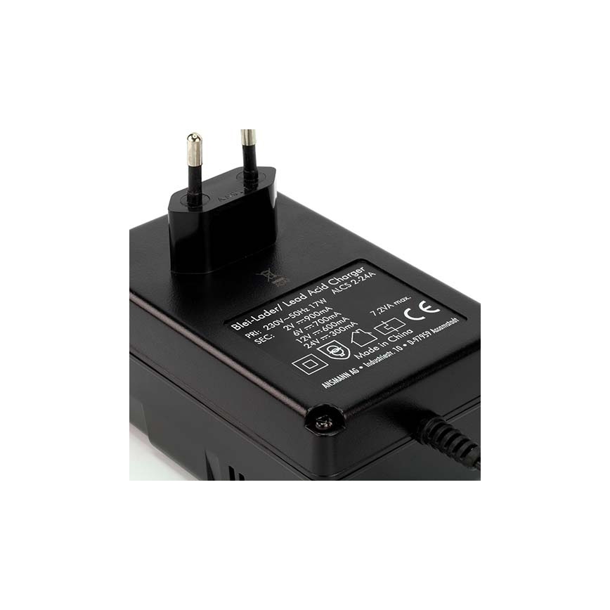 Ansmann 03723 ALCS 2-24A - Bly Batteriladdare 2-24V/2,4-24Ah