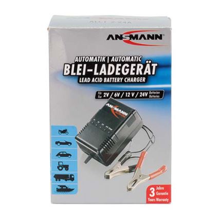 Ansmann 03723 ALCS 2-24A - Bly Batteriladdare 2-24V/2,4-24Ah