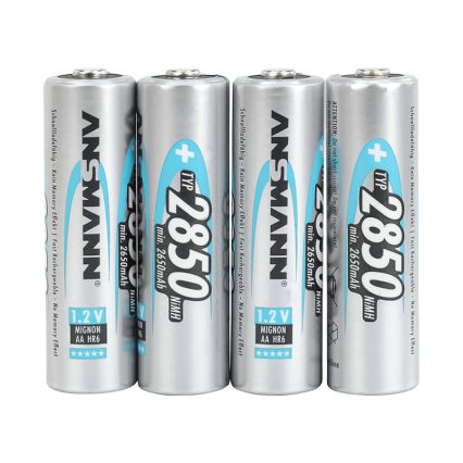 Ansmann 07522 Mignon AA - 4st Laddningsbara batterier NiMH/1.2V/2850mAh