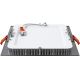 APLED - Infälld LED badrumsbelysning SQUARE LED/12W/230V IP41 170x170 mm
