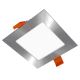 APLED - Infälld LED badrumsbelysning SQUARE LED/6W/230V IP41 110x110 mm