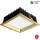 APLED - LED infälld belysning SQUARE WOODLINE LED/12W/230V 4000K 17x17 cm tall massivt trä