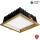 APLED - LED infälld taklampa SQUARE WOODLINE LED/12W/230V 3000K 17x17 cm massiv askträ