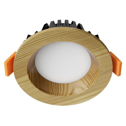 APLED - LED infälld belysning RONDO WOODLINE LED/3W/230V 3000K diameter 9 cm tall massivt trä