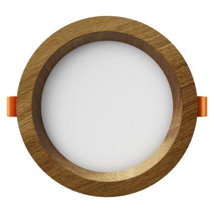 APLED - LED infälld belysning RONDO WOODLINE LED/6W/230V 4000K diameter 15 cm ek massivt trä