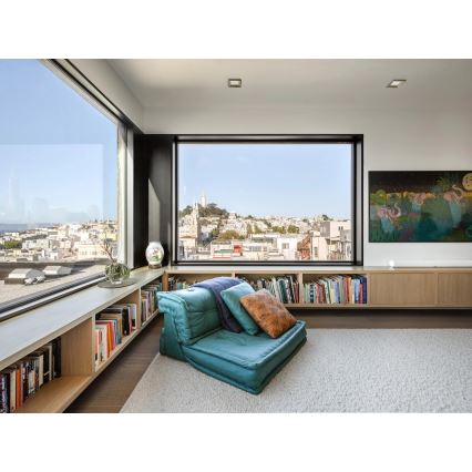 APLED - LED infälld belysning SQUARE WOODLINE LED/6W/230V 3000K 12x12 cm ask massivt trä