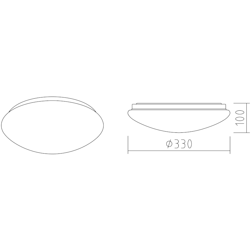 APLED - LED taklampa LENS P TRICOLOR LED/18W/230V IP41 2700 - 6500K 1210lm