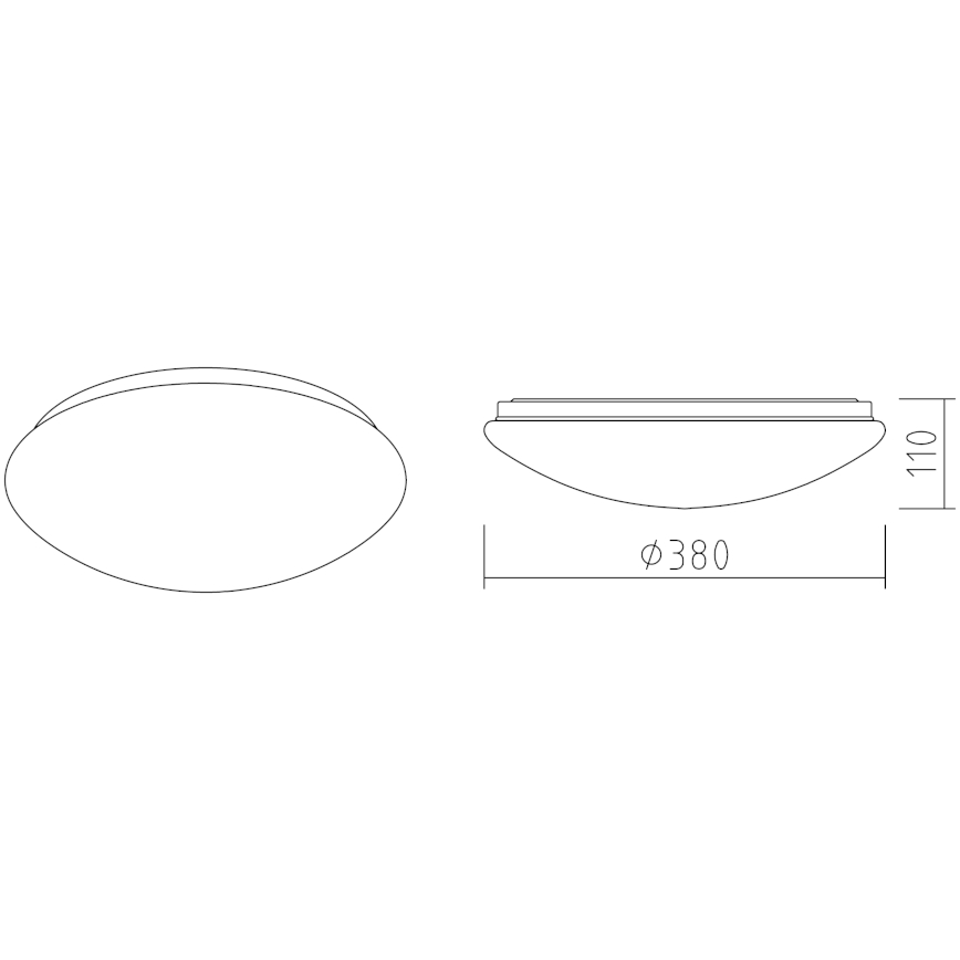 APLED - LED taklampa LENS P TRICOLOR LED/24W/230V IP41 2700 - 6500K 1680lm