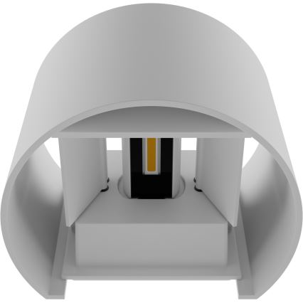 APLED - LED Utomhus Väggbelysning OVAL 2xLED/3W/230V IP65