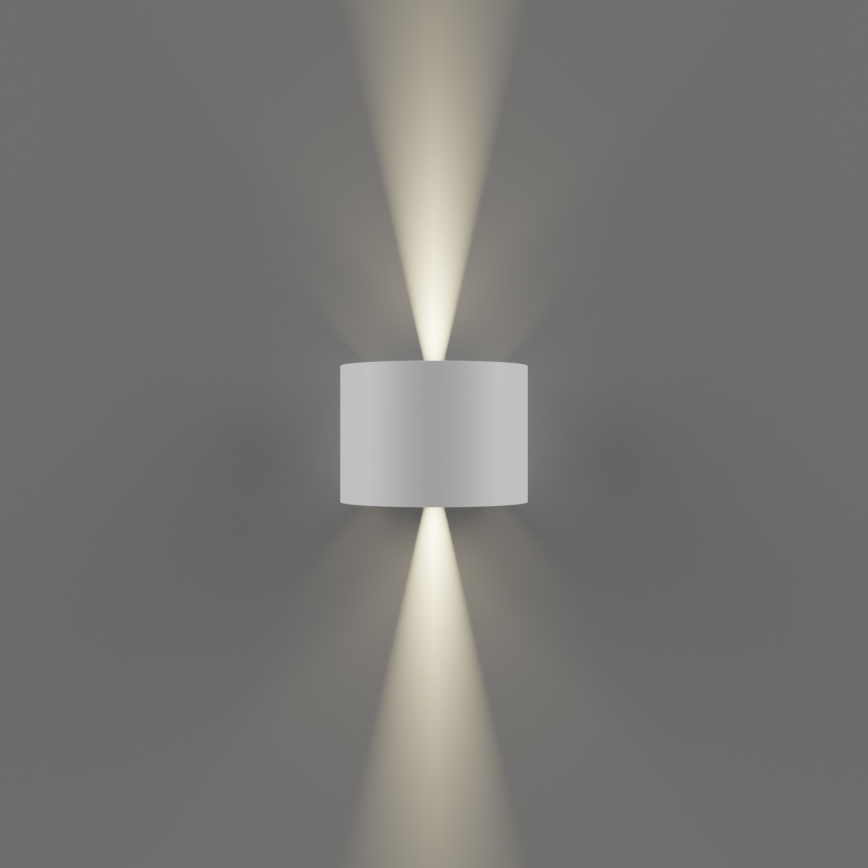 APLED - LED Utomhus Väggbelysning OVAL 2xLED/3W/230V IP65