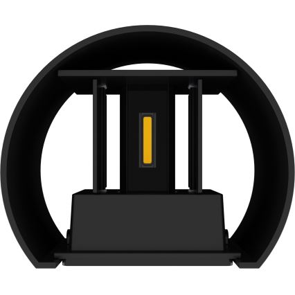 APLED - LED Utomhus Väggbelysning OVAL 2xLED/3W/230V IP65