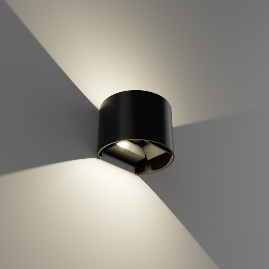 APLED - LED Utomhus Väggbelysning OVAL 2xLED/3W/230V IP65