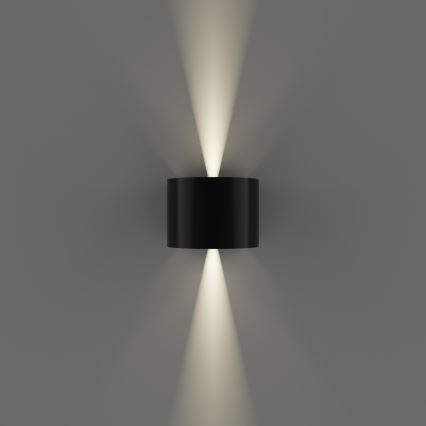 APLED - LED Utomhus Väggbelysning OVAL 2xLED/3W/230V IP65