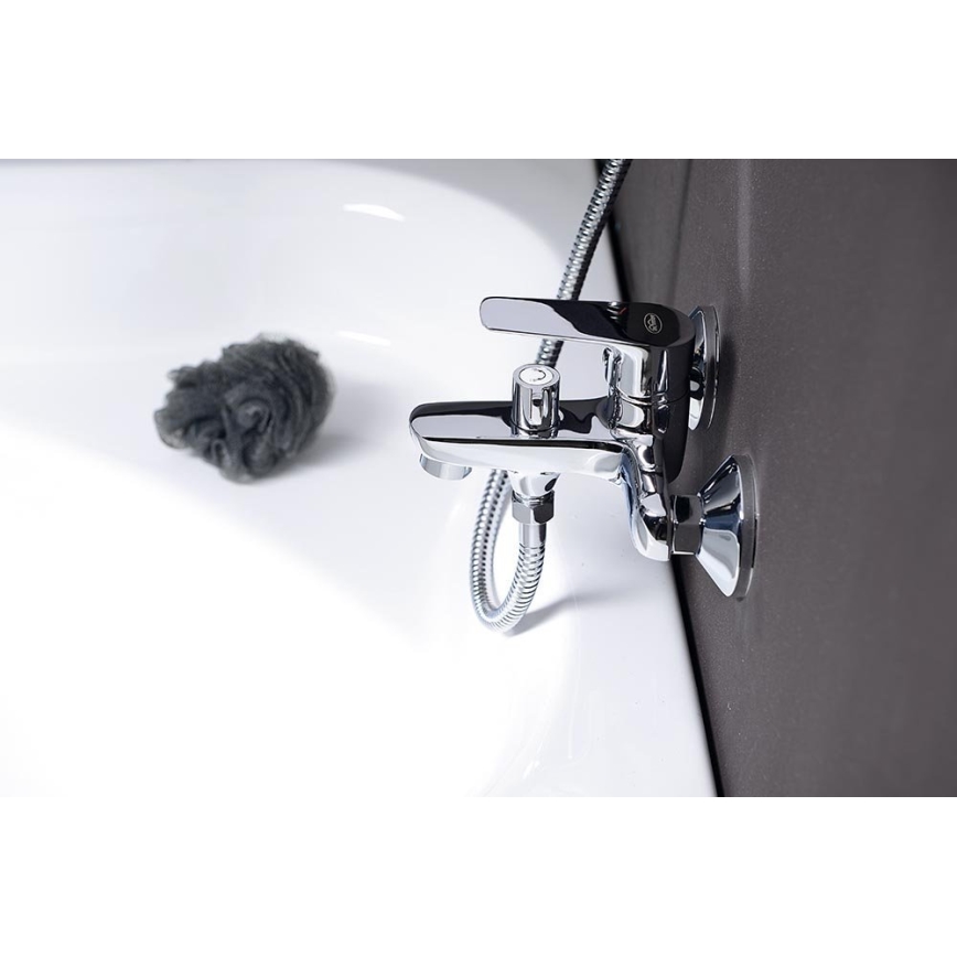 Aqualine - Badkarsblandare LOTTA blank krom